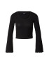 Monki Tricou negru - Pled.ro