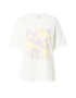 Monki Tricou 'Tovi' crem / galben pastel / mov pastel / alb - Pled.ro