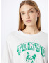 Monki Tricou verde / alb - Pled.ro