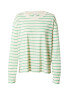 Monki Tricou verde / alb murdar - Pled.ro