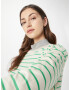 Monki Tricou verde / alb murdar - Pled.ro