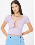 Monki Tricou mov pastel - Pled.ro