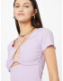 Monki Tricou mov pastel - Pled.ro