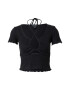 Monki Tricou negru - Pled.ro