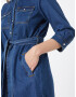 MORE & MORE Rochie tip bluză albastru denim - Pled.ro