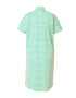 MORE & MORE Rochie tip bluză verde / alb - Pled.ro