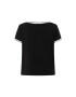 MORE & MORE Tricou negru / alb - Pled.ro