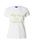 MORE & MORE Tricou verde deschis / alb - Pled.ro