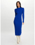 Morgan Rochie tricotat albastru cobalt - Pled.ro