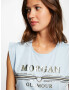 Morgan Tricou 'DCOU' albastru deschis / auriu / negru - Pled.ro