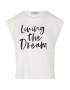 Morgan Tricou 'DREAM' negru / alb murdar - Pled.ro