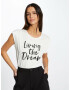 Morgan Tricou 'DREAM' negru / alb murdar - Pled.ro