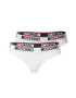 Moschino Underwear Slip roșu / negru / alb - Pled.ro