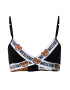 Moschino Underwear Sutien 'Reggiseno' maro / negru / alb - Pled.ro