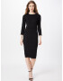 MOSS COPENHAGEN Rochie tricotat 'Hasle' negru - Pled.ro