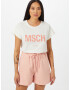 MSCH COPENHAGEN Tricou 'Alva' crem / roz - Pled.ro