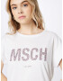 MOSS COPENHAGEN Tricou 'Alva' gri închis / mauve / alb - Pled.ro