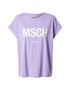 MOSS COPENHAGEN Tricou 'Alva' lila / alb - Pled.ro