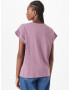 MOSS COPENHAGEN Tricou 'Alva' lila / alb - Pled.ro