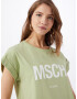 MOSS COPENHAGEN Tricou 'Alva' verde deschis / alb - Pled.ro