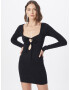 Motel Rochie 'Delray' negru - Pled.ro