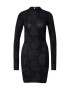 Motel Rochie 'QUELIN' gri / negru - Pled.ro