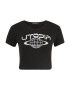 Motel Tricou negru / argintiu - Pled.ro