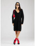 MSCH COPENHAGEN Rochie tricotat 'Marthea Rachelle' negru - Pled.ro