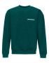 Multiply Apparel Bluză de molton verde petrol / alb - Pled.ro