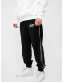 Multiply Apparel Pantaloni negru / alb - Pled.ro