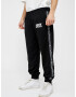 Multiply Apparel Pantaloni negru / alb - Pled.ro