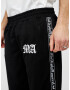 Multiply Apparel Pantaloni negru / alb - Pled.ro