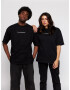 Multiply Apparel Tricou ecru / safir / negru - Pled.ro