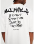 Multiply Apparel Tricou 'Tag' negru / alb - Pled.ro