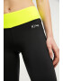 myMo ATHLSR Pantaloni sport galben neon / negru - Pled.ro