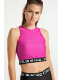 myMo ATHLSR Sport top roz neon / negru / alb - Pled.ro