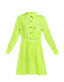 MYMO Rochie tip bluză verde limetă - Pled.ro