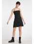 myMo ROCKS Rochie negru / alb - Pled.ro