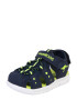 KangaROOS Sandale 'Mini' bleumarin / verde neon - Pled.ro