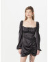 NA-KD Rochie negru / alb - Pled.ro