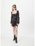 NA-KD Rochie negru / alb - Pled.ro