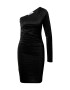 NA-KD Rochie negru / argintiu - Pled.ro