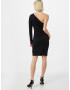 NA-KD Rochie negru / argintiu - Pled.ro