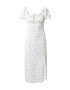 NA-KD Rochie safir / oliv / alb - Pled.ro