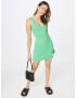 NA-KD Rochie tricotat verde deschis - Pled.ro