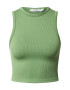 NA-KD Top brodat 'Chloé' verde - Pled.ro