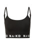 NA-KD Top negru / alb - Pled.ro