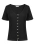 NAF NAF Tricou 'Omaty' negru - Pled.ro