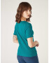 NAF NAF Tricou 'Omaty' verde petrol - Pled.ro