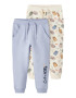 NAME IT Pantaloni 'Tine' crem / nisipiu / albastru deschis / kaki - Pled.ro